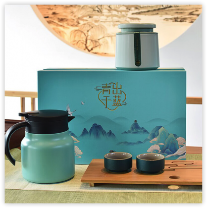 蕖香23F76茶具套装闷茶壶、茶叶罐可定制logo12套/箱 整箱发货（个）